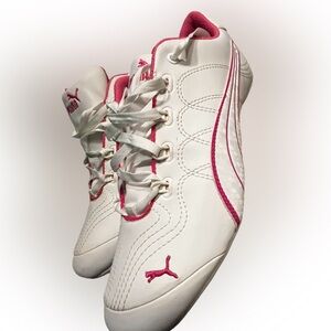 White/pink Puma Soleil V2 women’s sneakers